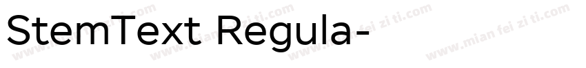 StemText Regula字体转换
